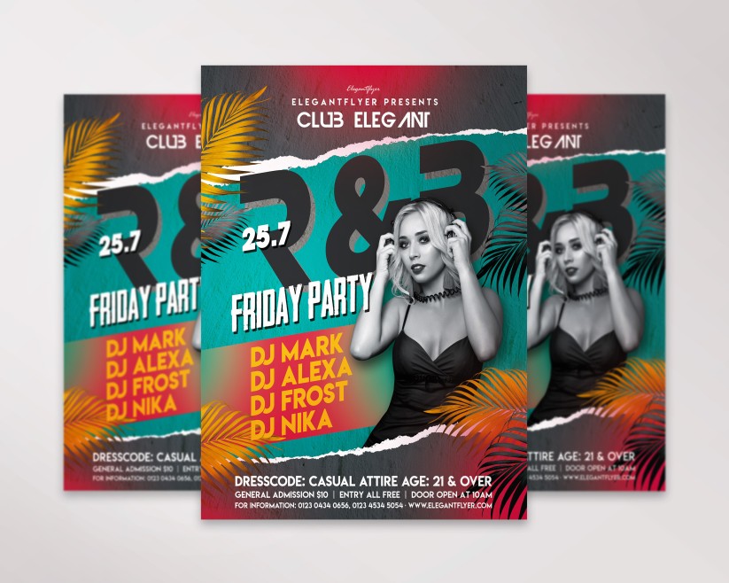 10 R&B PARTY - FREE FLYER PSD TEMPLATE 10 R&B PARTY - FREE FLYER PSD TEMPLATE