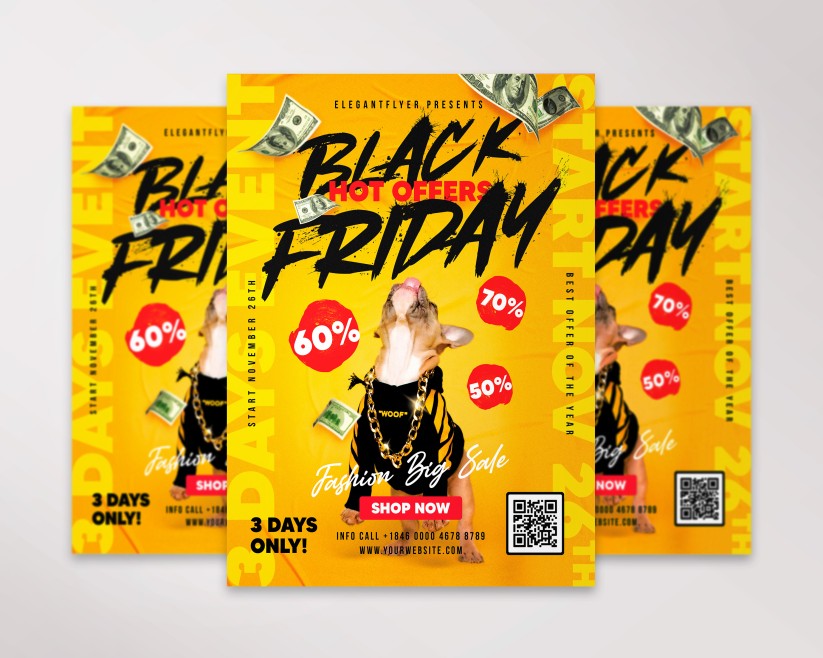 Black Friday – Free Flyer PSD Template 01 Black Friday – Free Flyer PSD Template 01