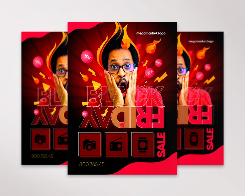 20 Black Friday – Free Flyer PSD Template 20 Black Friday – Free Flyer PSD Template
