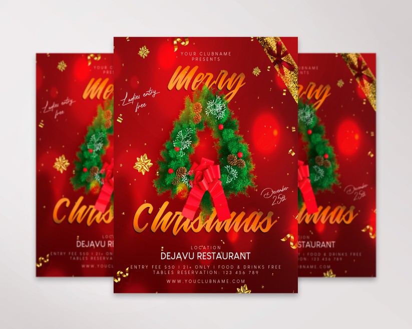 23 Christmas – Free Flyer PSD Template 23 Christmas – Free Flyer PSD Template