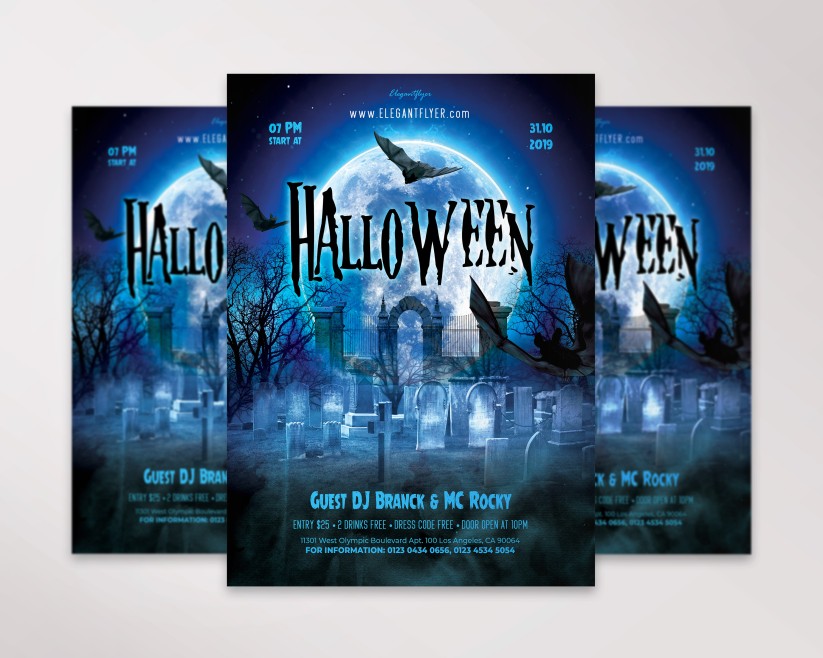 Halloween – Free Flyer PSD Template 08 Halloween – Free Flyer PSD Template 08