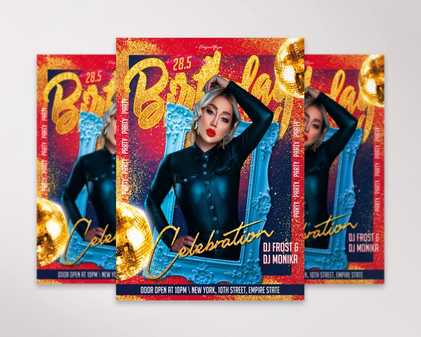 BIRTHDAY - FREE FLYER PSD TEMPLATE 02 BIRTHDAY - FREE FLYER PSD TEMPLATE 02