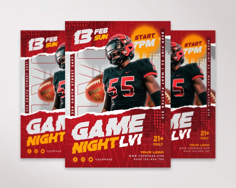 29 Game Night – Premium PSD Flyer Template 29 Game Night – Premium PSD Flyer Template