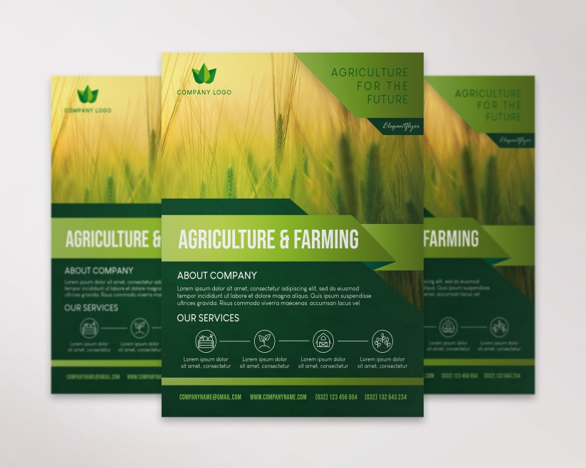 AGRICULTURE AND FARMING - PREMIUM PSD FLYER TEMPLATE AGRICULTURE AND FARMING - PREMIUM PSD FLYER TEMPLATE