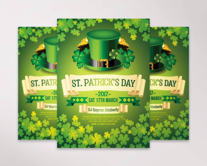 St.Patrick’s Day 2017 Flyer PSD Template St.Patrick’s Day 2017 Flyer PSD Template