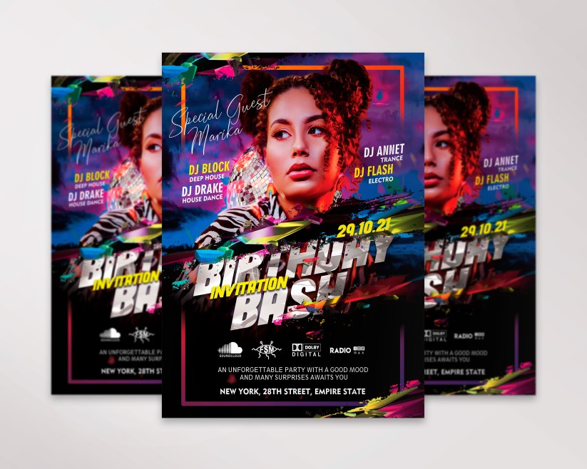 30 BIRTHDAY BASH - PREMIUM PSD FLYER TEMPLATE 30 BIRTHDAY BASH - PREMIUM PSD FLYER TEMPLATE