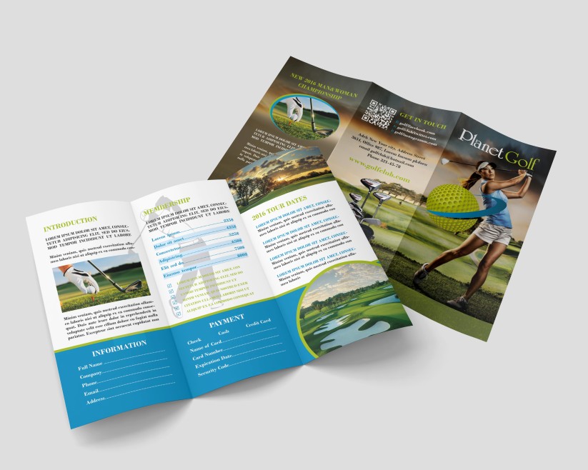 Free Golf Brochure Free Golf Brochure