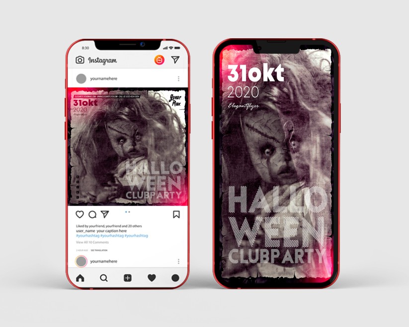 Halloween – Instagram Stories Template in PSD + Post Template 20 Halloween – Instagram Stories Template in PSD + Post Template 20
