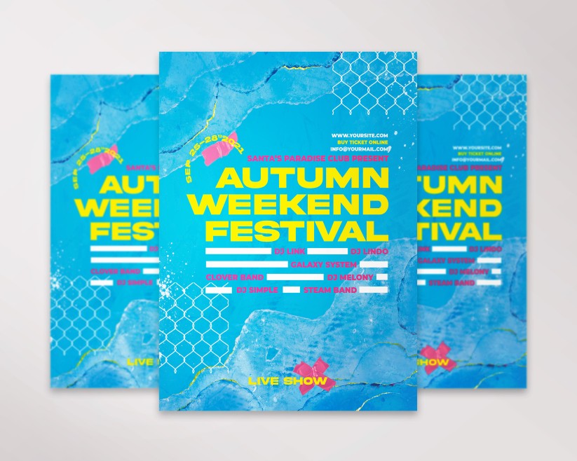 Autumn Festival Premium Flyer PSD Template Autumn Festival Premium Flyer PSD Template