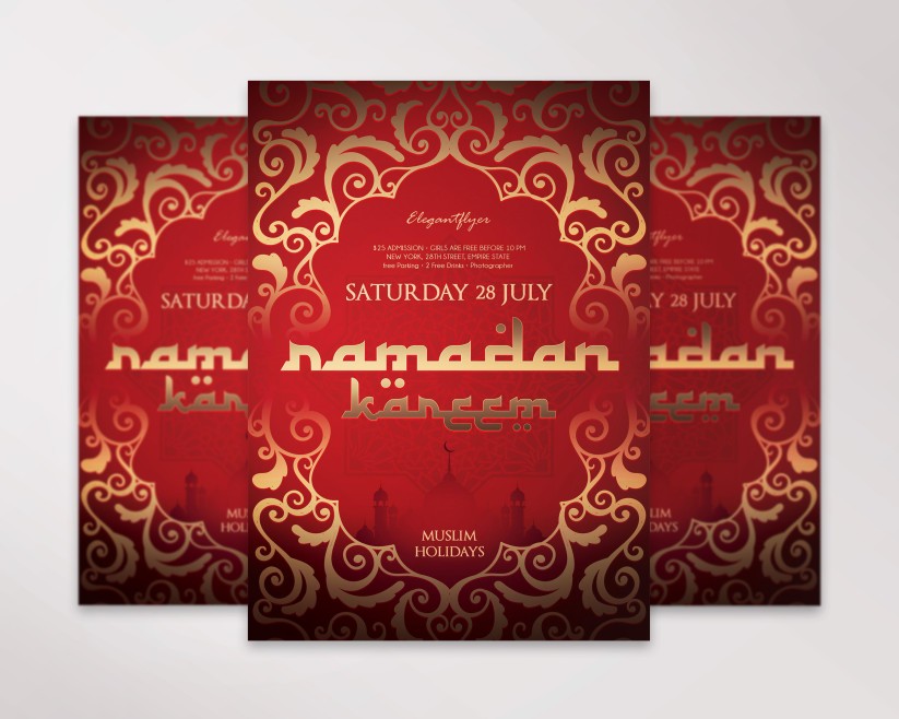 red Ramadan Kareem red Ramadan Kareem