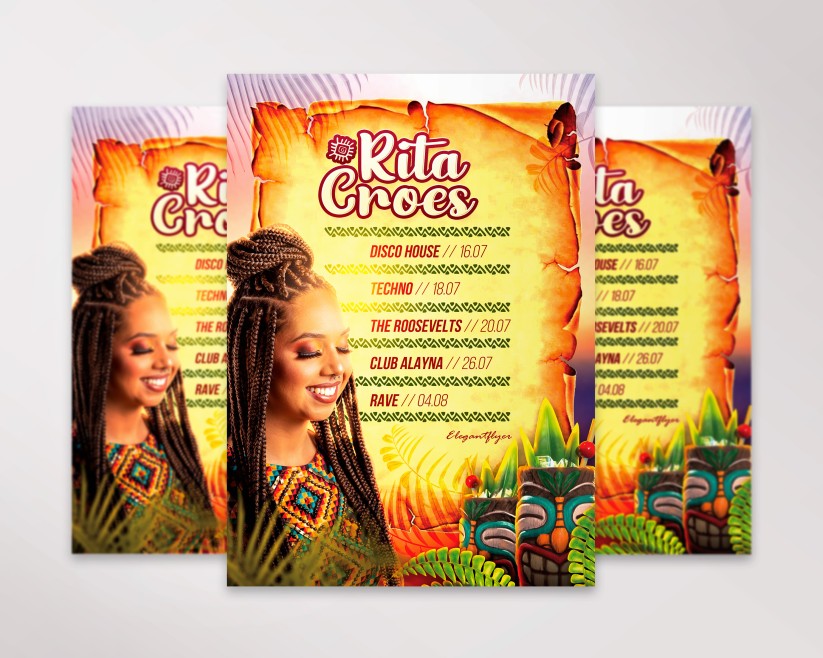 Beach Festival Poster Template Beach Festival Poster Template