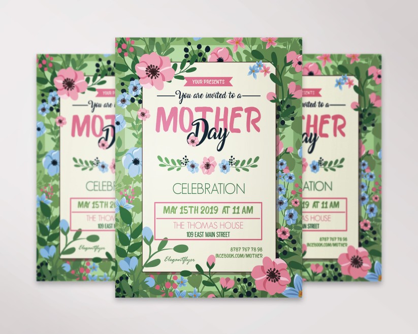 12 Mothers Day PSD Flyer 12 Mothers Day PSD Flyer