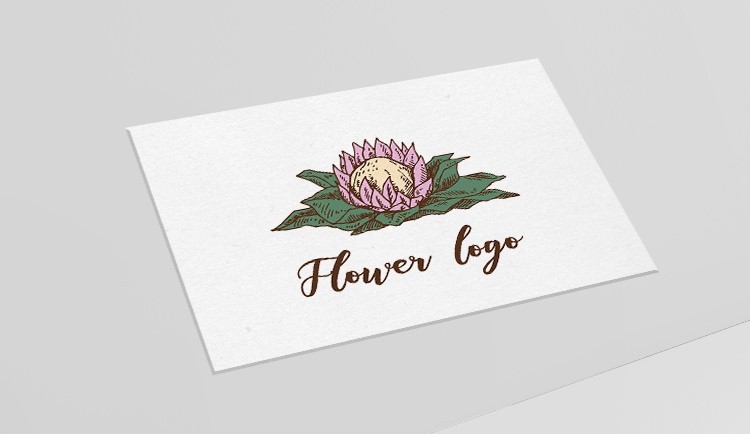 Free Vintage Flower Logo Free Vintage Flower Logo