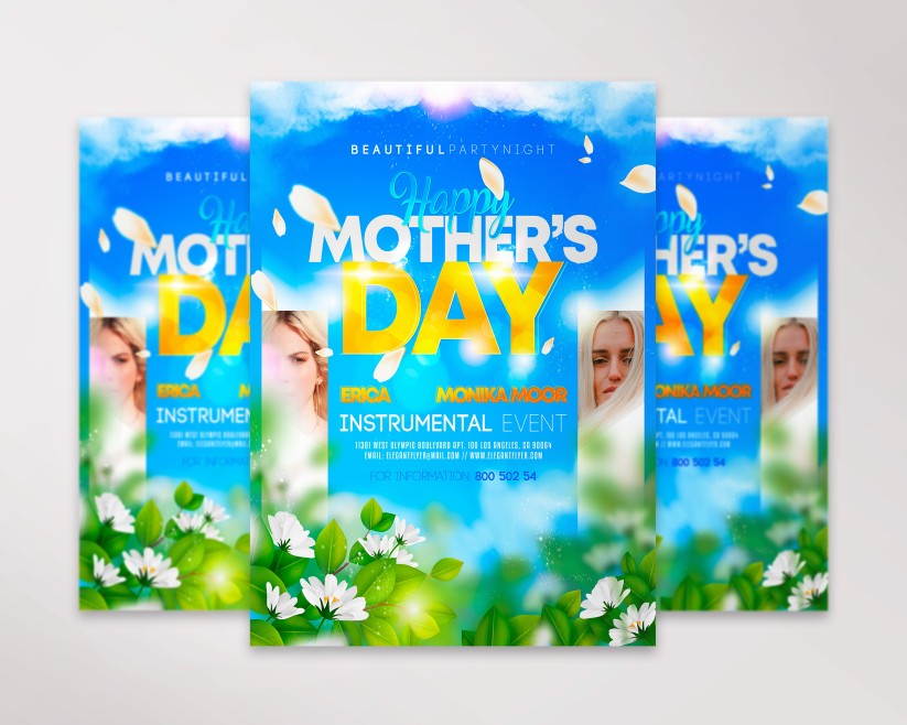 3 Happy Mother’s Day – Free PSD Flyer Template 3 Happy Mother’s Day – Free PSD Flyer Template
