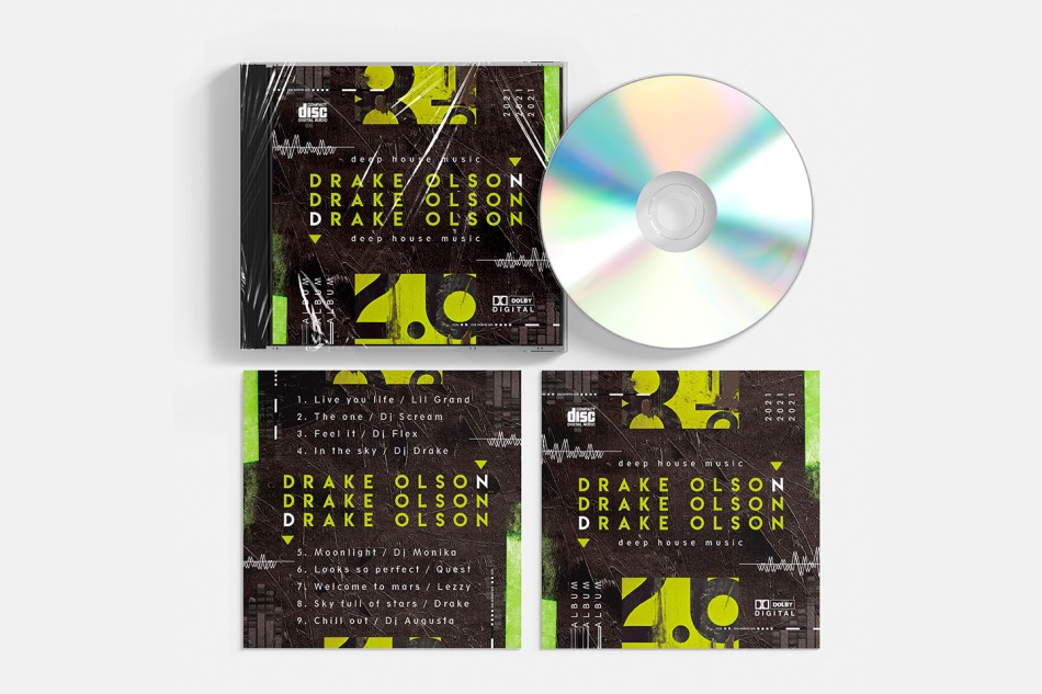 DJ ALBUM - PREMIUM CD COVER PSD TEMPLATE DJ ALBUM - PREMIUM CD COVER PSD TEMPLATE