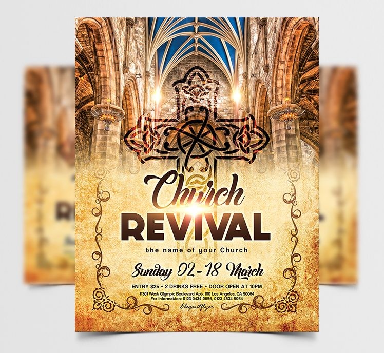 Church Revival – Flyer PSD Template Church Revival – Flyer PSD Template