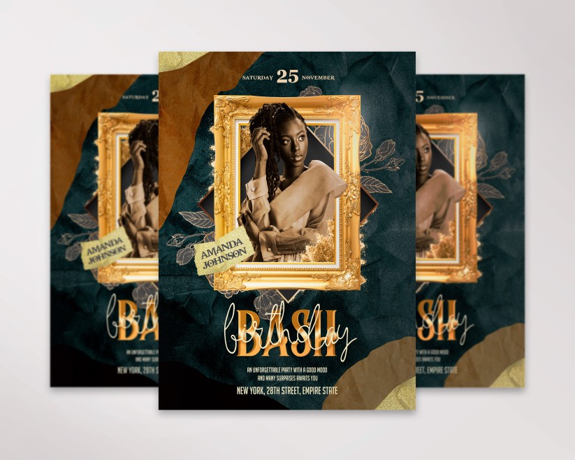 7 BIRTHDAY BASH - FREE FLYER PSD TEMPLATE 7 BIRTHDAY BASH - FREE FLYER PSD TEMPLATE