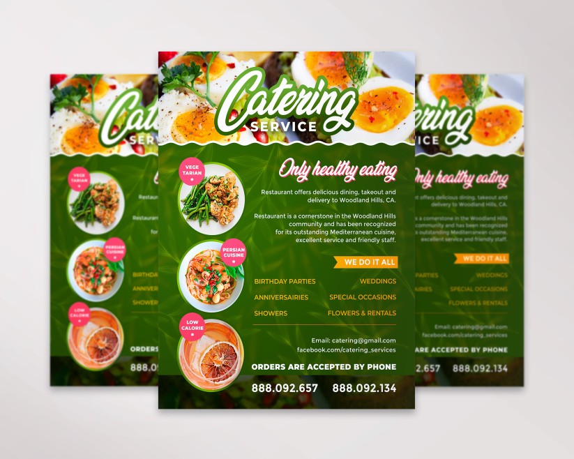 CATERING SERVICES - FREE PSD FLYER CATERING SERVICES - FREE PSD FLYER