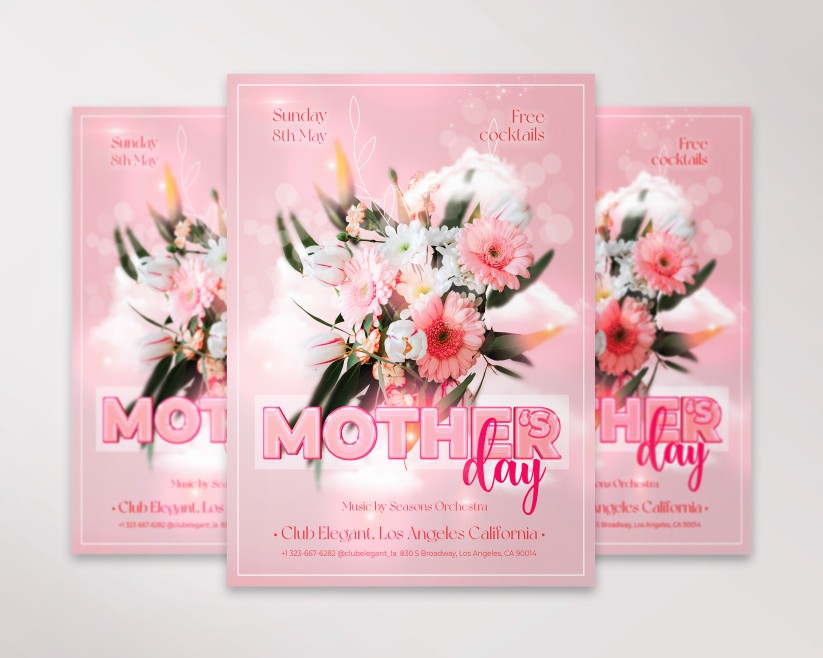 6 Mother’s Day – Free Flyer PSD Template 6 Mother’s Day – Free Flyer PSD Template