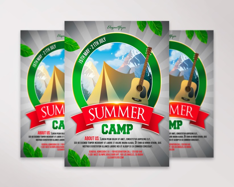 Summer Camp – Flyer PSD Template Summer Camp – Flyer PSD Template