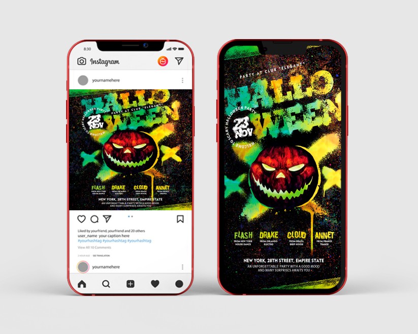 Halloween – Instagram Stories Template in PSD + Post Templates 16 Halloween – Instagram Stories Template in PSD + Post Templates 16