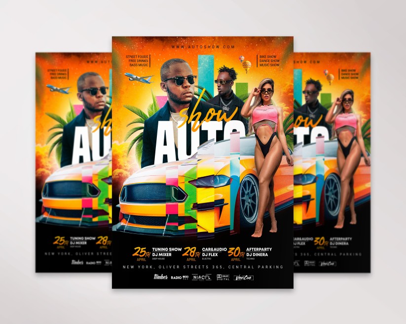 Auto Show - Premium PSD Flyer Template Auto Show - Premium PSD Flyer Template