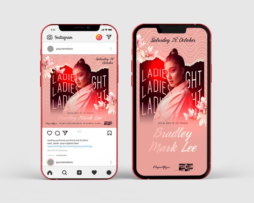 Ladies Night – Free Instagram Stories Template in PSD + Post Template Ladies Night – Free Instagram Stories Template in PSD + Post Template