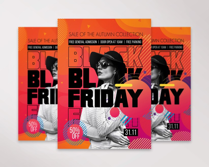 12 Black Friday – Free PSD Flyer Template 12 Black Friday – Free PSD Flyer Template