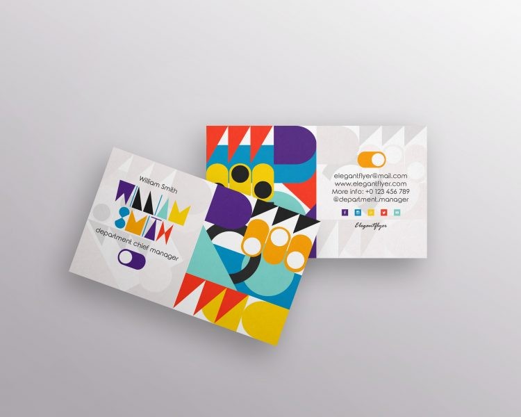 Manager Free PSD Business Card Template 2 Manager Free PSD Business Card Template 2
