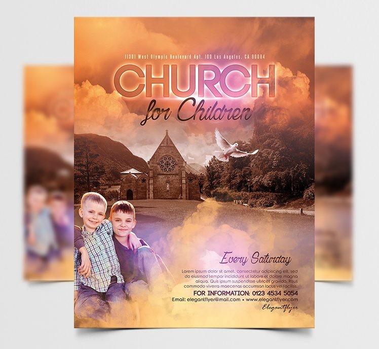 Church for Children – PSD Flyer Template Church for Children – PSD Flyer Template