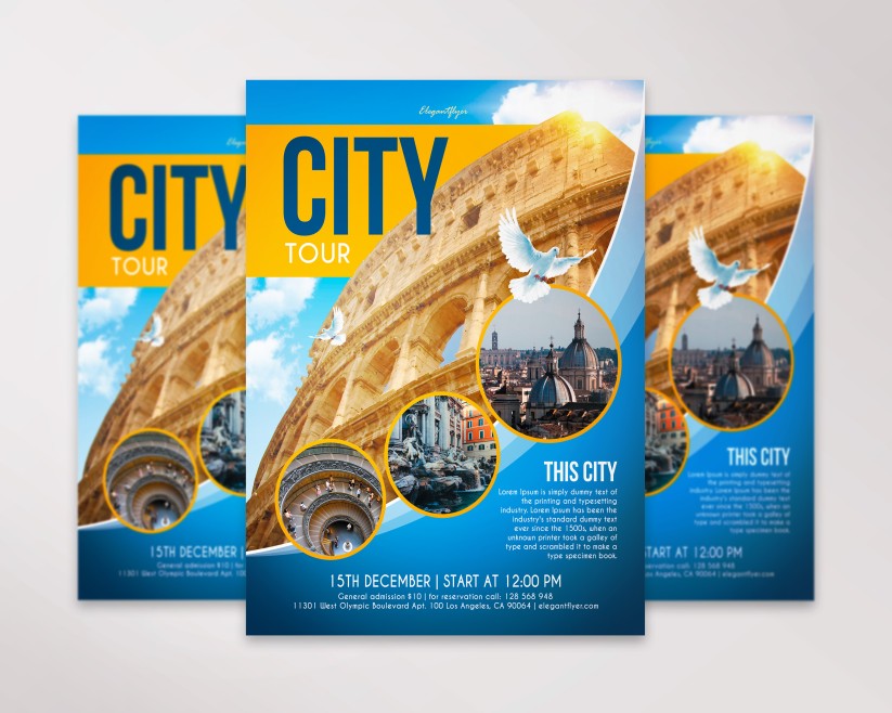 City Tour – Flyer PSD Template City Tour – Flyer PSD Template