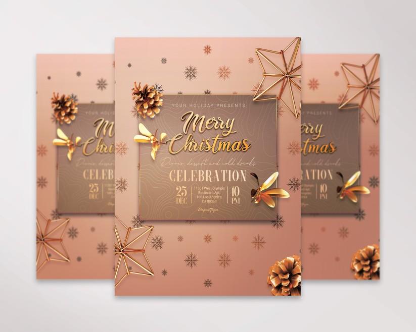 16 Premium Christmas Invitation PSD Template 16 Premium Christmas Invitation PSD Template