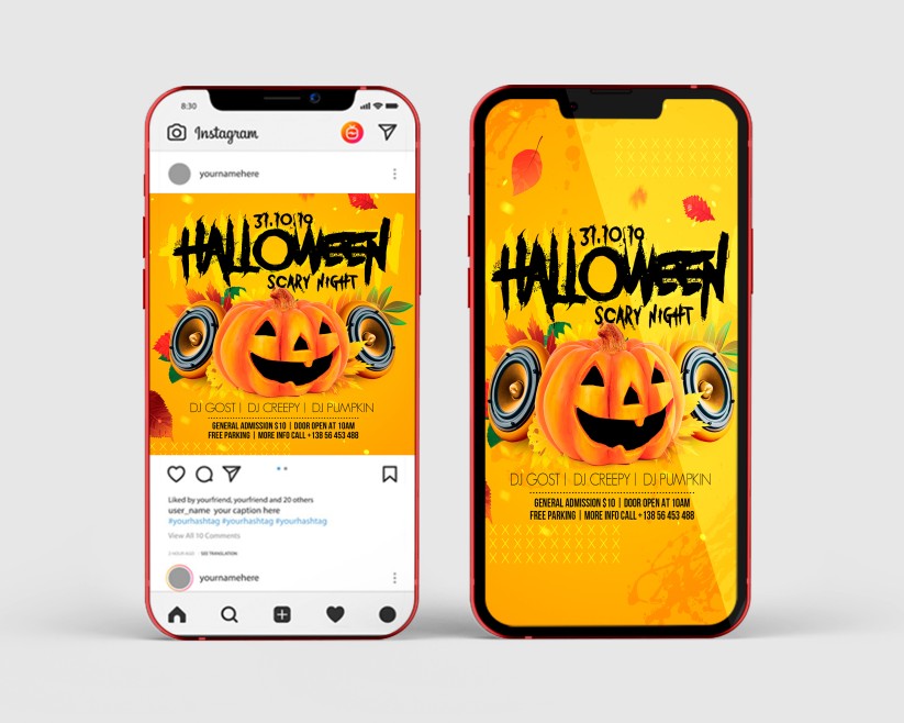 Halloween Night – Free Instagram Stories Template in PSD + Post Templates 6 Halloween Night – Free Instagram Stories Template in PSD + Post Templates 6
