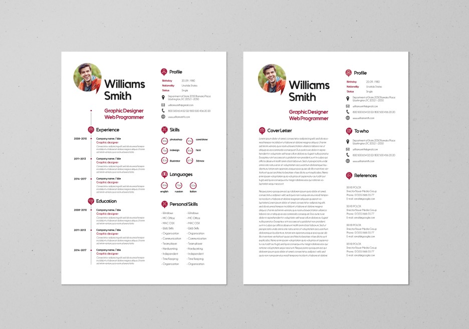free white CV template and cover letter free white CV template and cover letter