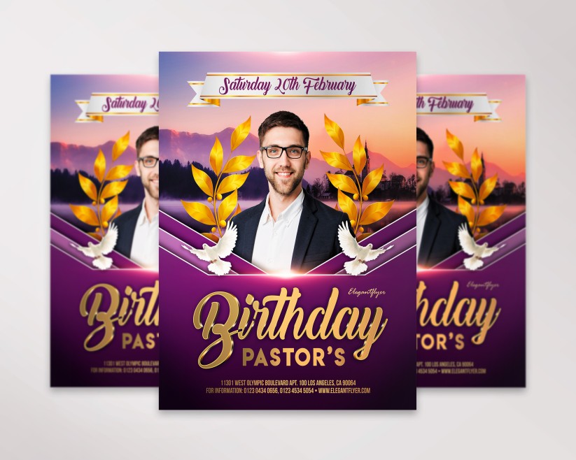 PASTOR’S BIRTHDAY – FREE PSD FLYER TEMPLATE 19 PASTOR’S BIRTHDAY – FREE PSD FLYER TEMPLATE 19