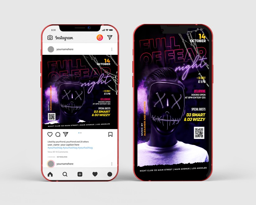 Halloween Party – Free Instagram Stories Template in PSD + Post Templates 10 Halloween Party – Free Instagram Stories Template in PSD + Post Templates 10