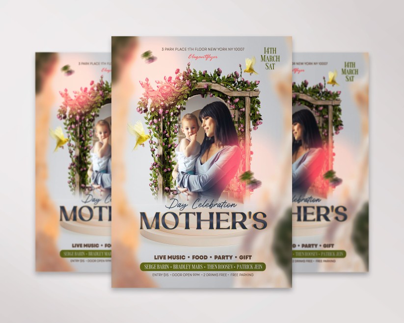 20 MOTHER'S DAY - PREMIUM PSD FLYER TEMPLATE 20 MOTHER'S DAY - PREMIUM PSD FLYER TEMPLATE