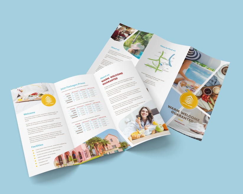 Hotel Brochure Design Template Hotel Brochure Design Template