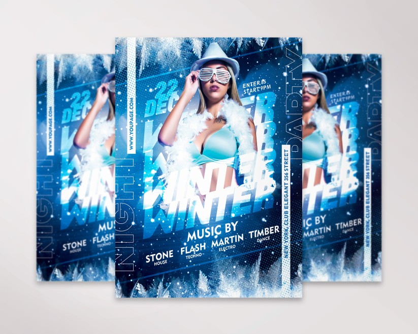 13 Winter Party – Premium PSD Flyer Template 13 Winter Party – Premium PSD Flyer Template