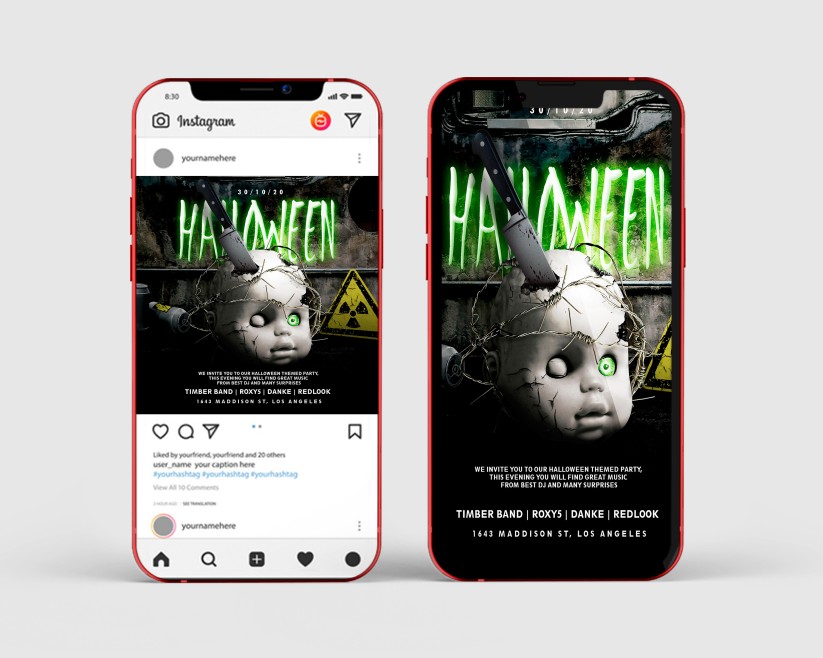 Halloween – Instagram Stories Template in PSD + Post Templates 19 Halloween – Instagram Stories Template in PSD + Post Templates 19
