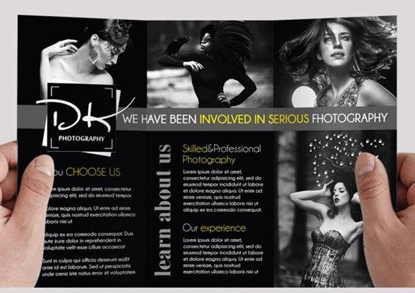 Modern Photography Free PSD Tri-Fold PSD Brochure Template 6 Modern Photography Free PSD Tri-Fold PSD Brochure Template 6