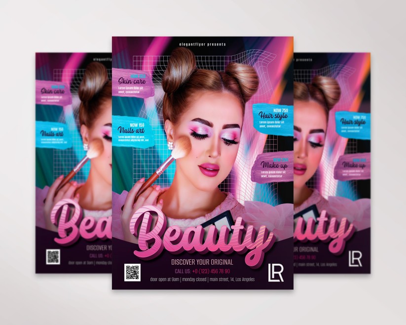 Beauty Make-Up – Flyer PSD Template 34 Beauty Make-Up – Flyer PSD Template 34