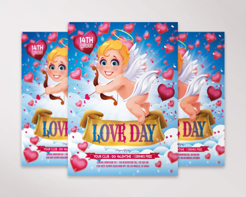 Valentine's Day – Premium PSD Flyer Template 031 Valentine's Day – Premium PSD Flyer Template 031