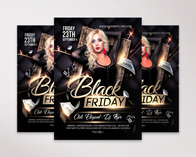 23 Black Friday – Premium PSD Flyer Template 23 Black Friday – Premium PSD Flyer Template