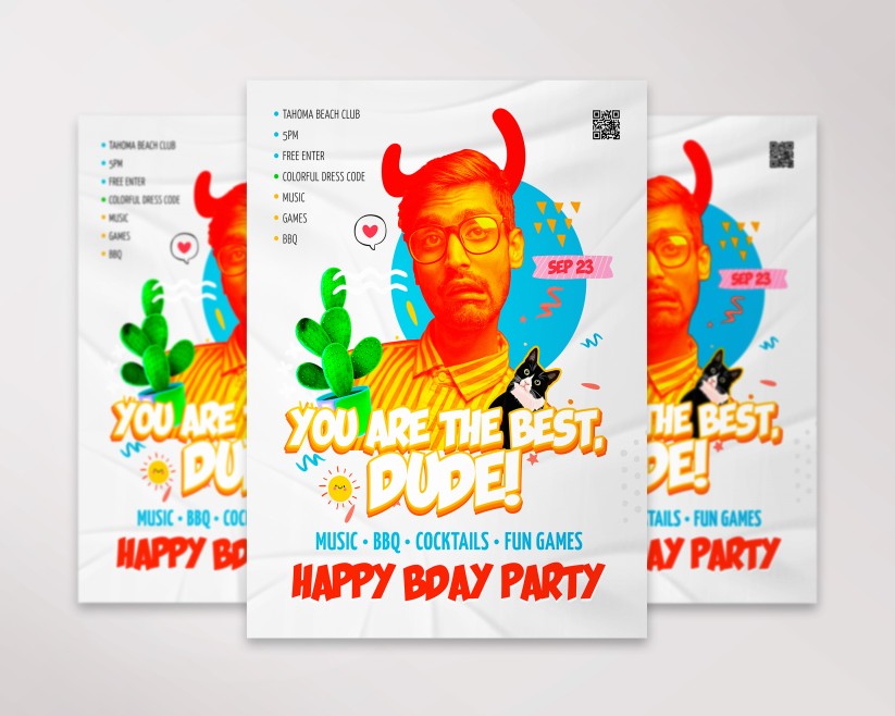 18 BIRTHDAY - PREMIUM PSD FLYER TEMPLATE 18 BIRTHDAY - PREMIUM PSD FLYER TEMPLATE