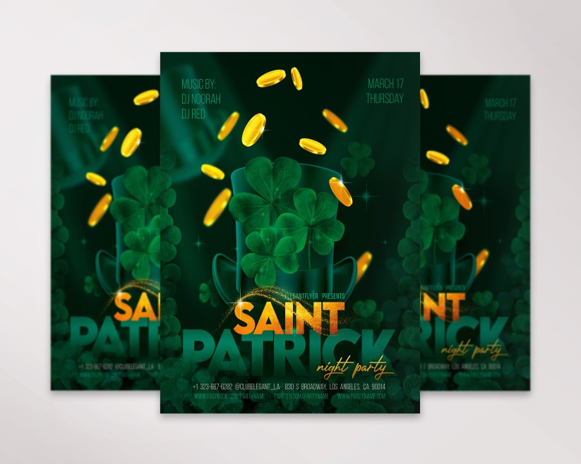 Saint Patrick’s Day Free Flyer PSD Template 3 Saint Patrick’s Day Free Flyer PSD Template 3
