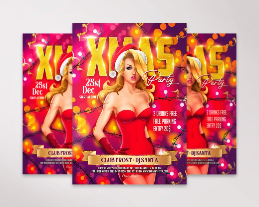 Merry Christmas – Premium PSD Flyer Template 026 Merry Christmas – Premium PSD Flyer Template 026