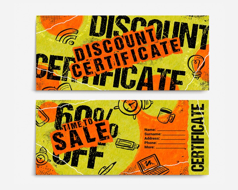 DISCOUNT - FREE GIFT CERTIFICATE TEMPLATE IN PSD DISCOUNT - FREE GIFT CERTIFICATE TEMPLATE IN PSD