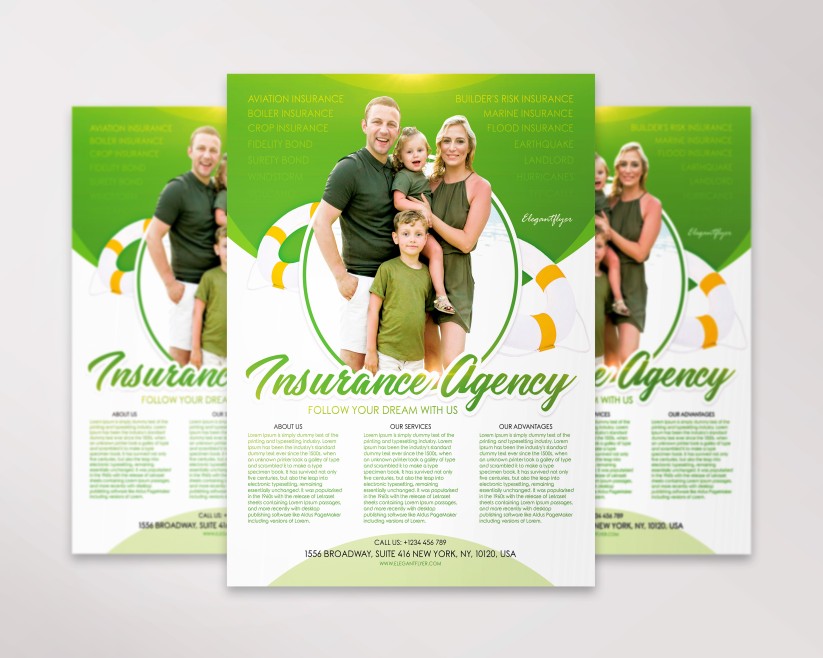 FREE INSURANCE AGENCY FLYER TEMPLATE 5 FREE INSURANCE AGENCY FLYER TEMPLATE 5