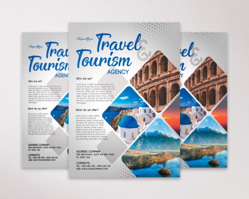 Travel and Tourism – Flyer PSD Template Travel and Tourism – Flyer PSD Template
